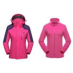 Warm two-piece outdoor jacket Fleece liner
