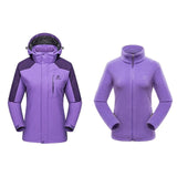 Warm two-piece outdoor jacket Fleece liner