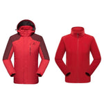 Warm two-piece outdoor jacket Fleece liner