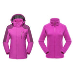 Warm two-piece outdoor jacket Fleece liner