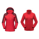 Warm two-piece outdoor jacket Fleece liner