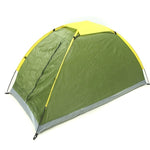 Outdoor camping tent single People camping tent Army Green