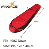 Ultralight Duck Down Sleeping Bag Splicing Spring Autumn Outdoor Camping