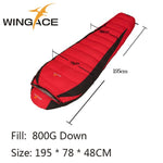 Ultralight Duck Down Sleeping Bag Splicing Spring Autumn Outdoor Camping