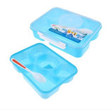 Five grid Plastic Can Microwave Lunch Box